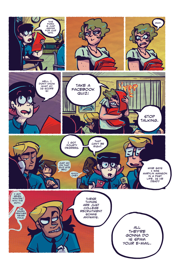 Joni Misses Quizilla, the comic. 